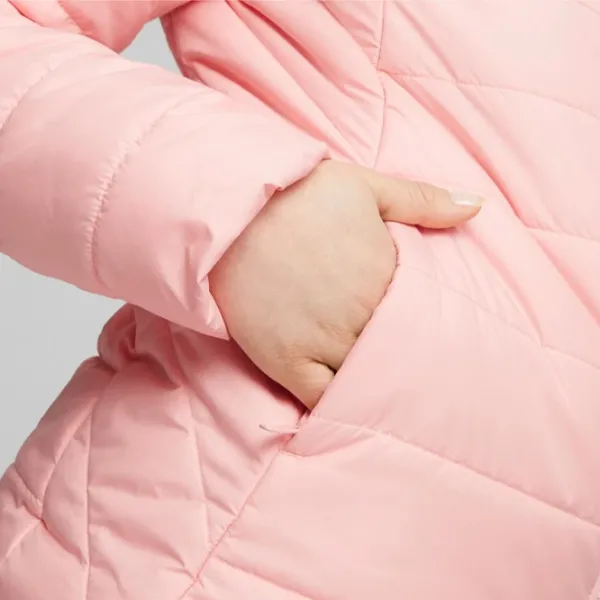 Scurtă pentru femei Puma Ess Hooded Padded Jacket S/ Pink photo 4