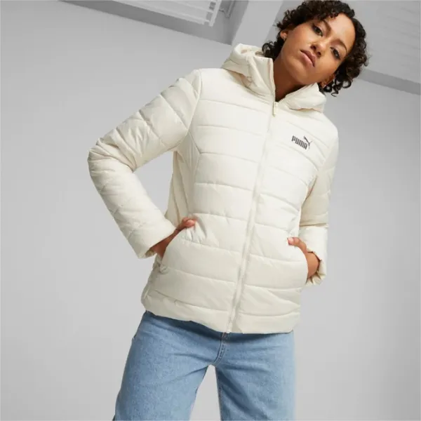 Куртка для женщин Puma Ess Hooded Padded Jacket S/ Белый photo 3
