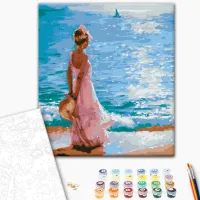 Картина по номерам BrushMe Маленькая Ассоль 50 x 40 см/ Вертикальная photo 2