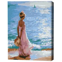 Картина по номерам BrushMe Маленькая Ассоль 50 x 40 см/ Вертикальная photo 3