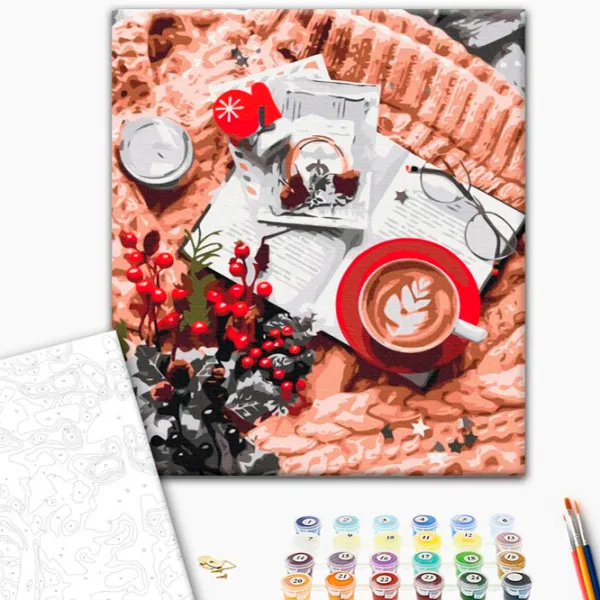 Картина по номерам BrushMe Уютное Рождество 50 x 40 см/ Вертикальная photo 2