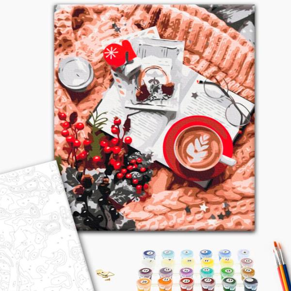 Картина по номерам BrushMe Уютное Рождество 50 x 40 см/ Вертикальная photo 2