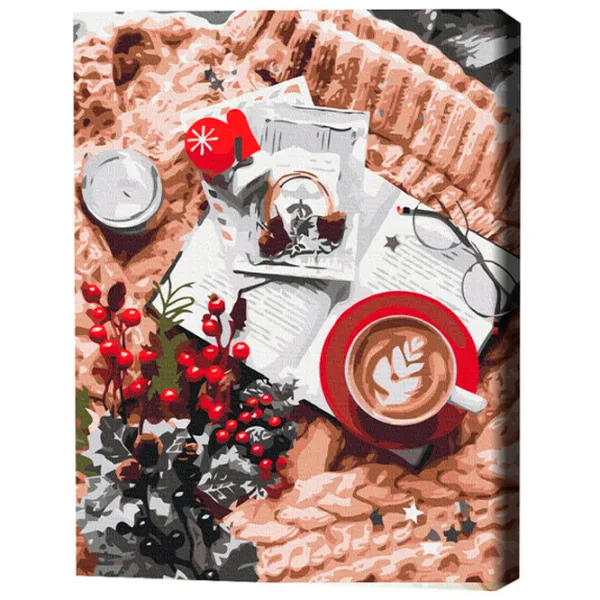 Картина по номерам BrushMe Уютное Рождество 50 x 40 см/ Вертикальная photo 3