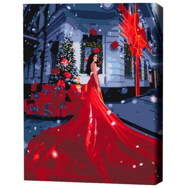 Pictură pe numere BrushMe O clipă înainte de sărbătoare 50 x 40 cm/ Verticală photo 3