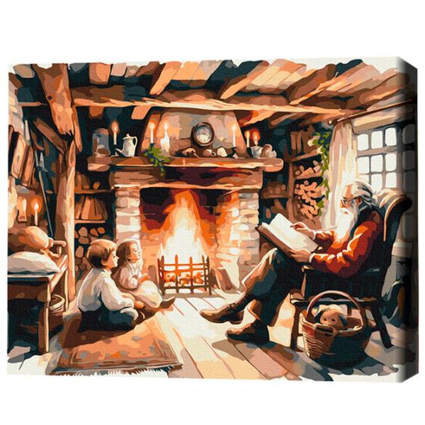 Pictură pe numere BrushMe Povestea de Anul Nou 50 x 40 cm/ Orizontală photo 3