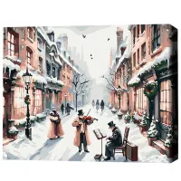 Картина по номерам BrushMe Рождественская мелодия 50 x 40 см/ Горизонтальная photo 3