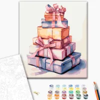 Картина по номерам BrushMe Вечеринка в новогоднюю ночь 50 x 40 см/ Вертикальная photo 2