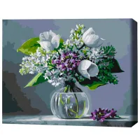 Картина по номерам BrushMe Весенние радости 50 x 40 см/ Горизонтальная photo 3
