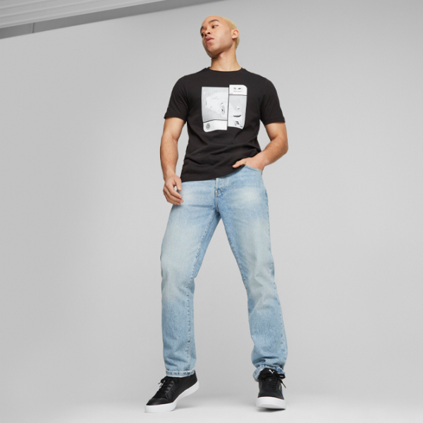 Футболка для мужчин Puma Bmw Mms Ess Car Graphic Tee 100% хлопок/ Черный photo 5
