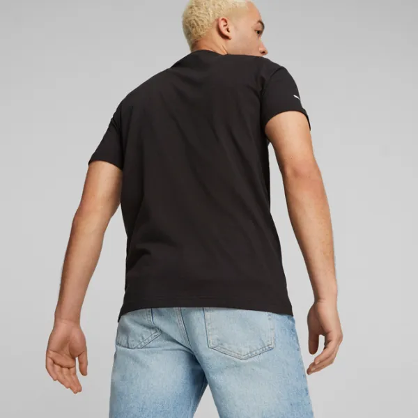 Футболка для мужчин Puma Bmw Mms Ess Car Graphic Tee 100% хлопок/ Черный photo 4