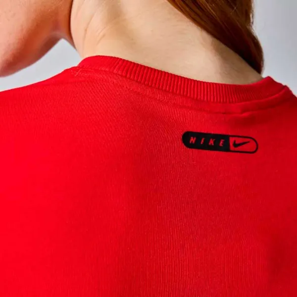Tricou pentru femei Nike W Nsw Tee Bby Sw 6% spandex/ Red photo 5 Tricou pentru femei Nike W Nsw Tee Bby Sw 6% spandex/ Red photo 5
