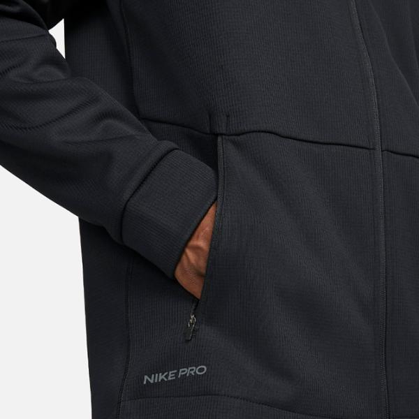 Hanorac pentru bărbați Nike Pro Therma-Fit Drept/ Black photo 5