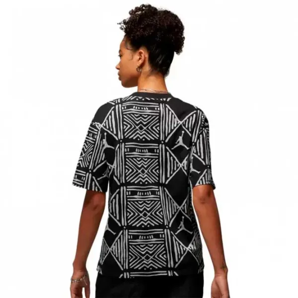 Футболка для женщин Nike Jordan Aop Gf Tee Core Хлопок/ Черный photo 2