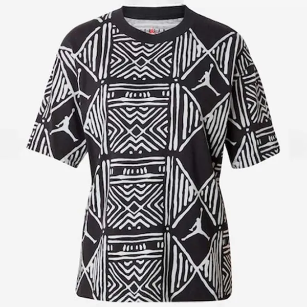 Футболка для женщин Nike Jordan Aop Gf Tee Core Хлопок/ Черный photo 3
