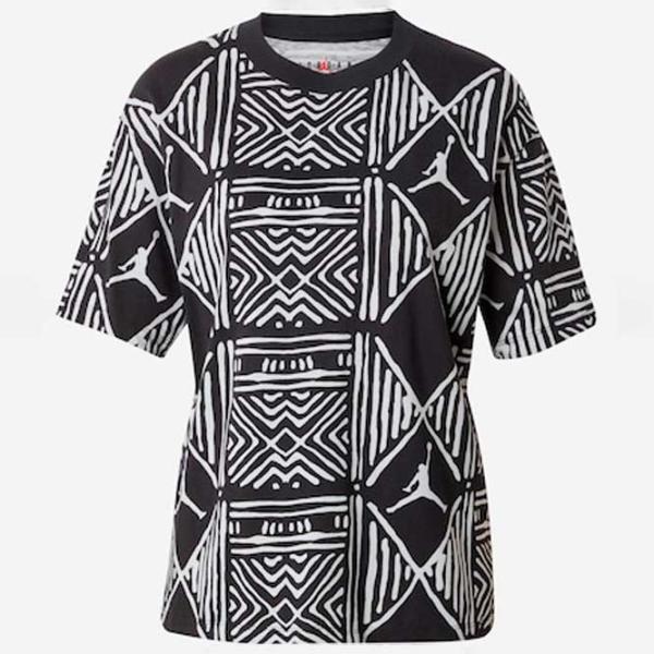Футболка для женщин Nike Jordan Aop Gf Tee Core Хлопок/ Черный photo 3