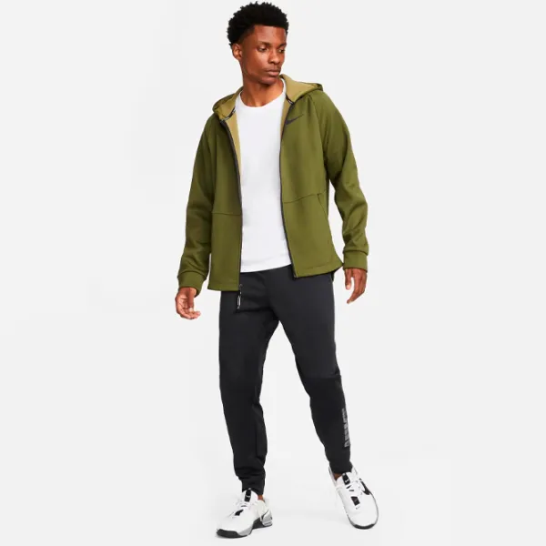 Hanorac pentru bărbați Nike Pro Therma-Fit Drept/ Green photo 7