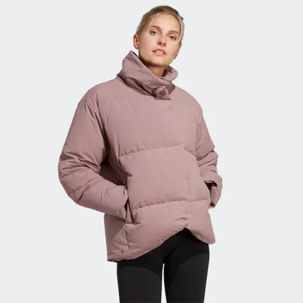 Scurtă pentru femei Adidas W Big Baffle J S/ Pink photo 2 Scurtă pentru femei Adidas W Big Baffle J S/ Pink photo 2