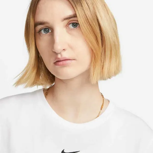 Tricou pentru femei Nike W Nsw Tee Essntl Crew Lbr Bumbac/ White photo 2