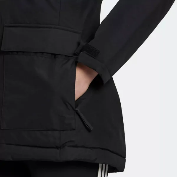 Scurtă pentru femei Adidas W Hooded Parka M/ Black photo 5