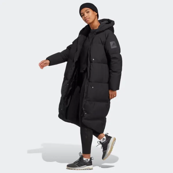Scurtă pentru femei Adidas W Big Baffle C XL/ Black photo 3