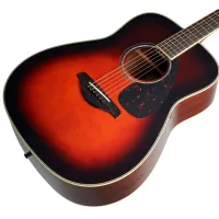 Chitară electro-acustică Yamaha FG830 TBS 4/ 4, Dreadnought, Tobacco Brown Sunburst photo 4