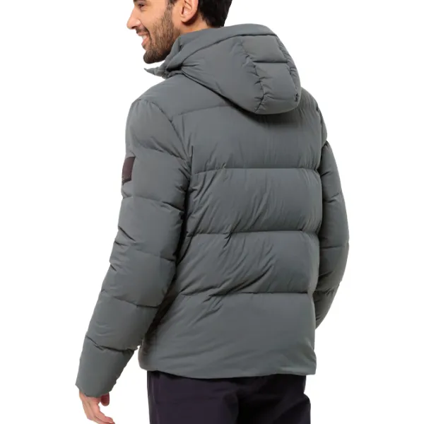 Scurtă pentru bărbați Jack Wolfskin Wandermood Down Jkt Demisezon/ Gray photo 2