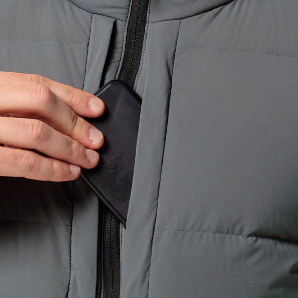 Scurtă pentru bărbați Jack Wolfskin Wandermood Down Jkt Demisezon/ Gray photo 4
