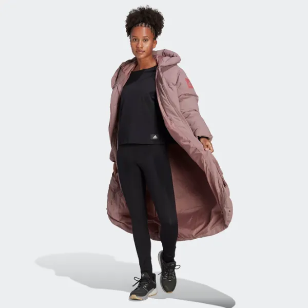 Scurtă pentru femei Adidas W Big Baffle C L/ Pink photo 2 Scurtă pentru femei Adidas W Big Baffle C L/ Pink photo 2