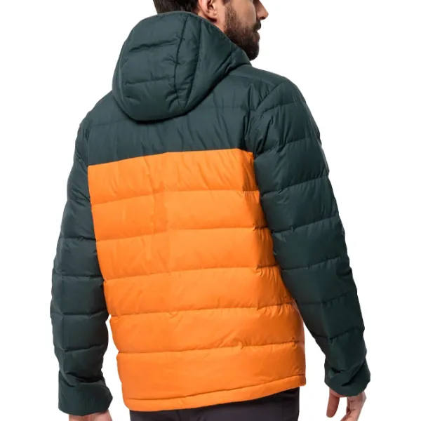 Scurtă pentru bărbați Jack Wolfskin Ather Down Hoody Demisezon/ Orange photo 2 Scurtă pentru bărbați Jack Wolfskin Ather Down Hoody Demisezon/ Orange photo 2