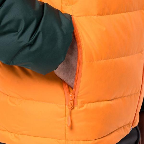 Scurtă pentru bărbați Jack Wolfskin Ather Down Hoody Demisezon/ Orange photo 4 Scurtă pentru bărbați Jack Wolfskin Ather Down Hoody Demisezon/ Orange photo 4