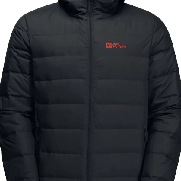 Scurtă pentru bărbați Jack Wolfskin Ather Down Hoody Demisezon/ Black photo 4 Scurtă pentru bărbați Jack Wolfskin Ather Down Hoody Demisezon/ Black photo 4