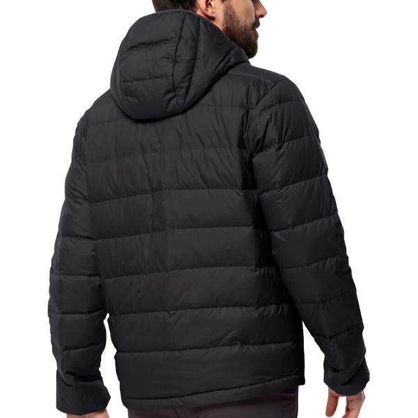 Scurtă pentru bărbați Jack Wolfskin Ather Down Hoody Demisezon/ Black photo 2 Scurtă pentru bărbați Jack Wolfskin Ather Down Hoody Demisezon/ Black photo 2