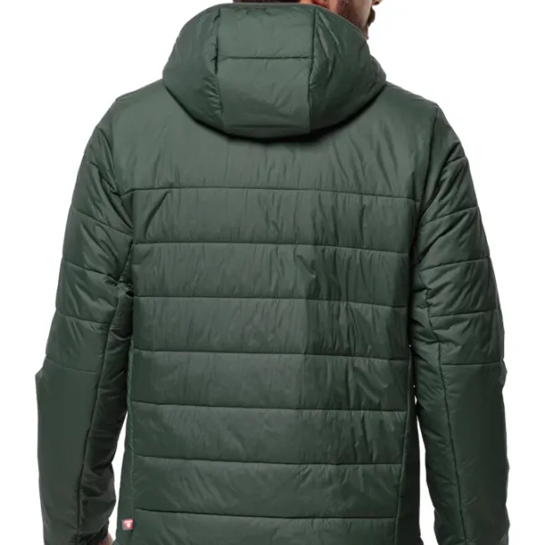 Scurtă pentru bărbați Jack Wolfskin Lapawa Ins Hoody Demisezon/ Olive Green photo 2 Scurtă pentru bărbați Jack Wolfskin Lapawa Ins Hoody Demisezon/ Olive Green photo 2