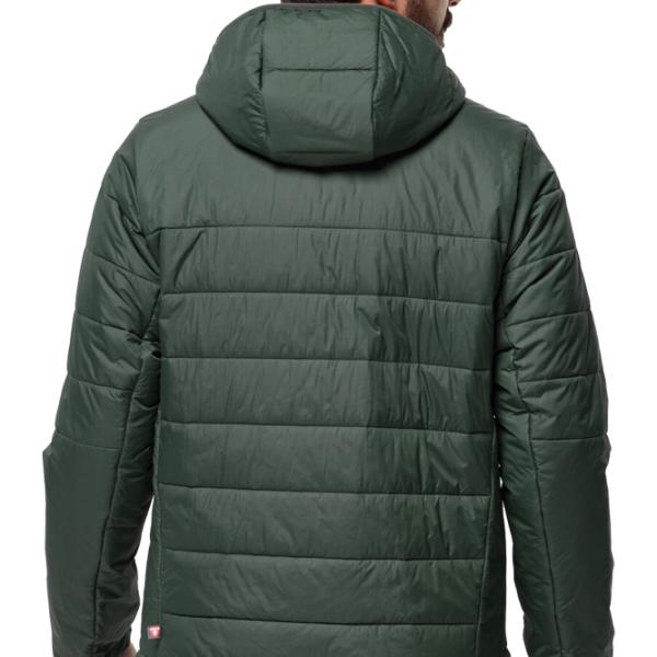 Scurtă pentru bărbați Jack Wolfskin Lapawa Ins Hoody Demisezon/ Olive Green photo 2 Scurtă pentru bărbați Jack Wolfskin Lapawa Ins Hoody Demisezon/ Olive Green photo 2