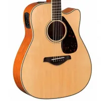 Chitară electro-acustică Yamaha FGX820C NT 4/ 4, Dreadnought, Natural photo 6