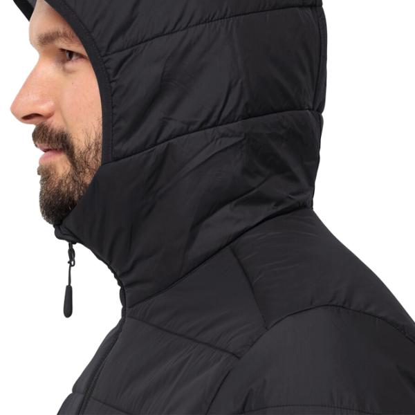 Scurtă pentru bărbați Jack Wolfskin Lapawa Ins Hoody Demisezon/ Black photo 4 Scurtă pentru bărbați Jack Wolfskin Lapawa Ins Hoody Demisezon/ Black photo 4