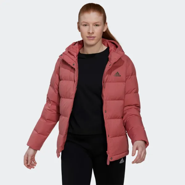 Куртка для женщин Adidas W Helionic Ho J L/ Кораловый photo 2 Куртка для женщин Adidas W Helionic Ho J L/ Кораловый photo 2