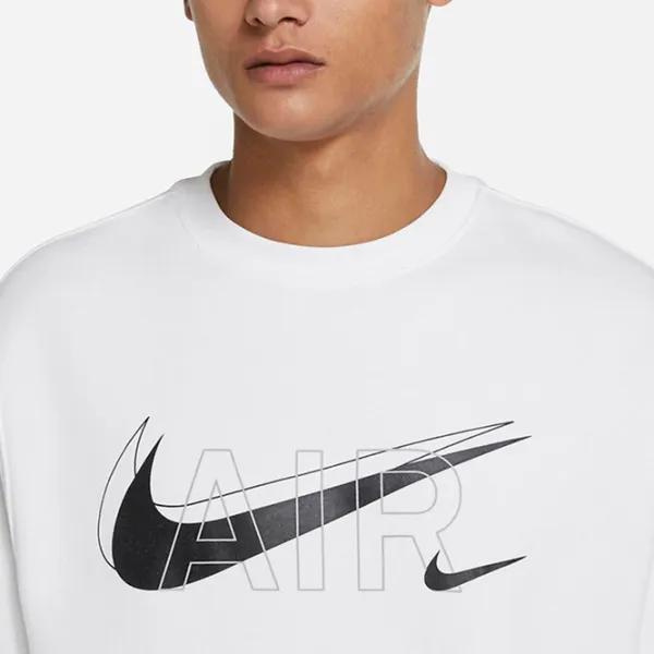 Толстовка для мужчин Nike Sweater Sportswear Crew Print Pack Прямой/ Белый photo 4