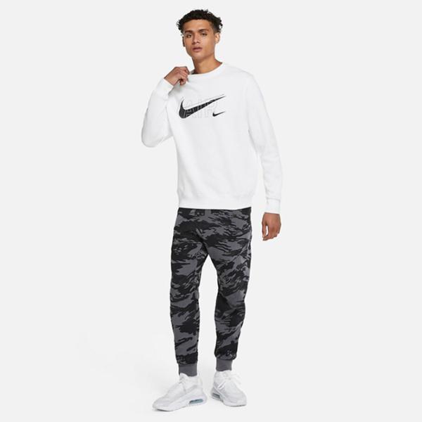 Толстовка для мужчин Nike Sweater Sportswear Crew Print Pack Прямой/ Белый photo 6
