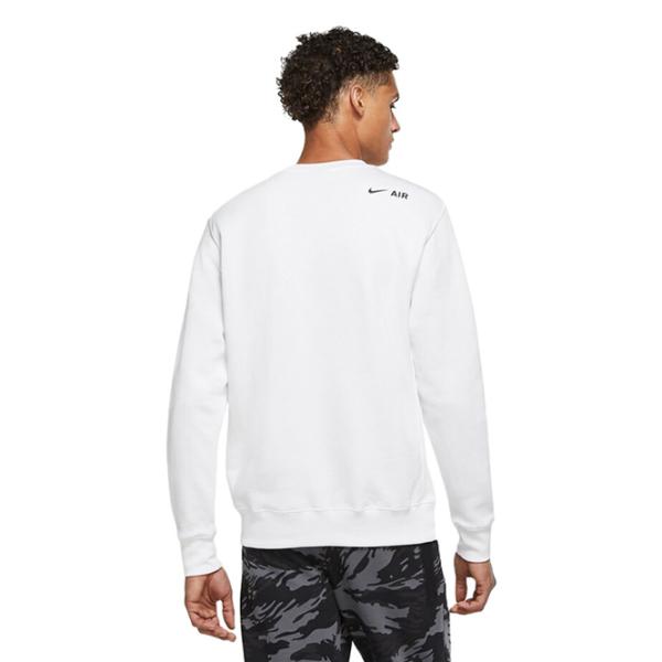 Hanorac pentru bărbați Nike Sweater Sportswear Crew Print Pack Drept/ White photo 3