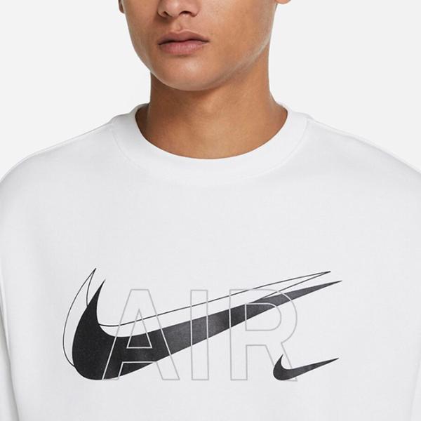 Hanorac pentru bărbați Nike Sweater Sportswear Crew Print Pack Drept/ White photo 4