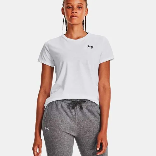 Футболка для женщин Under Armour UA W SPORTSTYLE LC SS-WHT 40% полиэстер/ Белый photo 3