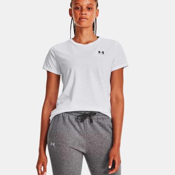 Футболка для женщин Under Armour UA W SPORTSTYLE LC SS-WHT 40% полиэстер/ Белый photo 3