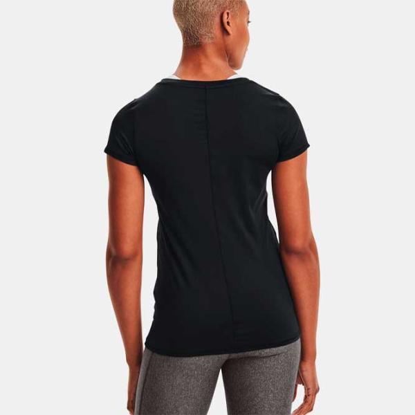Футболка для женщин Under Armour Tech Mesh SS-BLK 6 % эластан/ Черный photo 3