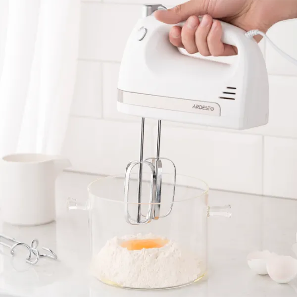 Mixer Ardesto HMC-3000W 300 W/ White photo 7