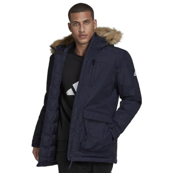 Scurtă pentru bărbați Adidas Hooded Parka Demisezon/ Navy photo 2 Scurtă pentru bărbați Adidas Hooded Parka Demisezon/ Navy photo 2