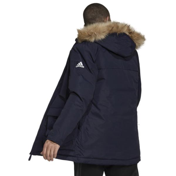 Scurtă pentru bărbați Adidas Hooded Parka Demisezon/ Navy photo 3 Scurtă pentru bărbați Adidas Hooded Parka Demisezon/ Navy photo 3