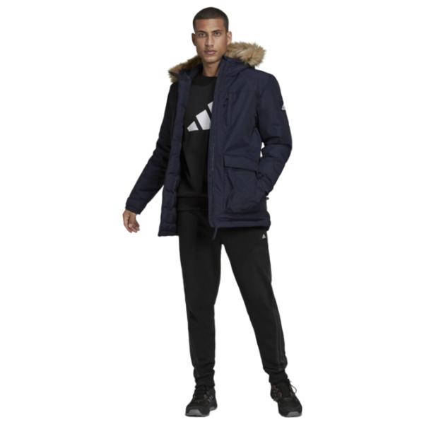 Scurtă pentru bărbați Adidas Hooded Parka Demisezon/ Navy photo 4 Scurtă pentru bărbați Adidas Hooded Parka Demisezon/ Navy photo 4