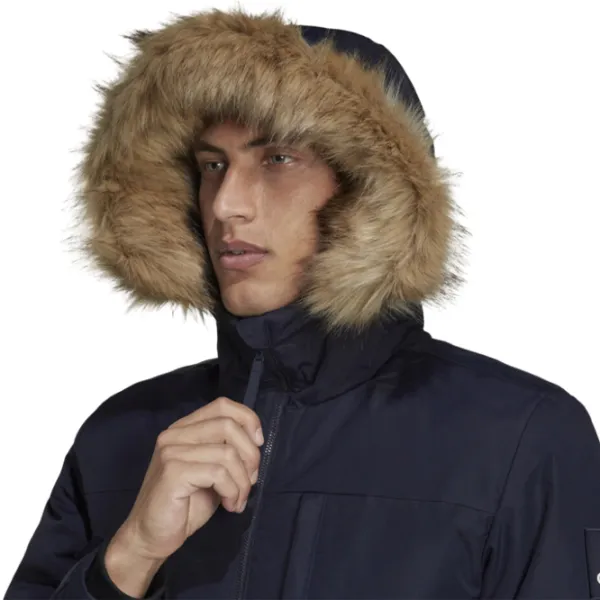 Scurtă pentru bărbați Adidas Hooded Parka Demisezon/ Navy photo 5 Scurtă pentru bărbați Adidas Hooded Parka Demisezon/ Navy photo 5