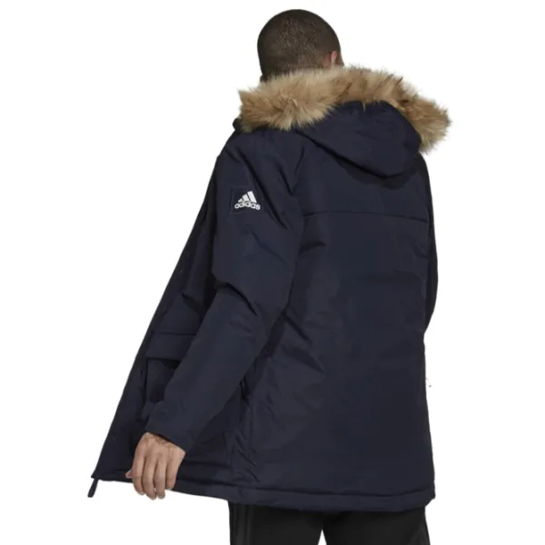 Scurtă pentru bărbați Adidas Hooded Parka Demisezon/ Navy photo 3 Scurtă pentru bărbați Adidas Hooded Parka Demisezon/ Navy photo 3